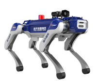 治安巡邏四足機器狗 （40kg超級大狗，第7代，集成一體式遙控器+對講照明+警示燈+自主跟隨）