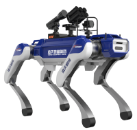 反恐防暴四足機器狗 （40kg超級大狗，第5代，自組網+集成一體式遙控器+雙光三軸增穩云臺+38mm六聯發射器+捕捉網發射器）