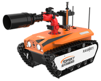 防爆消防滅火偵察機器人（D6重型，全功能款，雙向語音對講+語音控制+漏電探測+火焰識別+自主跟隨+半自住行走）