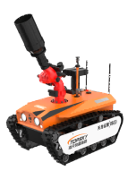 防爆消防滅火偵察機器人 （D6中型，標準款，雙向語音對講+語音控制）